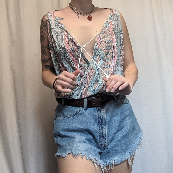 2/$25 Vintage Hollister Wrap Style Top - Picture 2 of 10